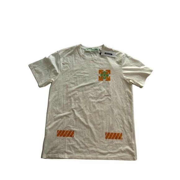 Off-White Graphic Tee Shirt in White Yellow - Picture 1 of 5